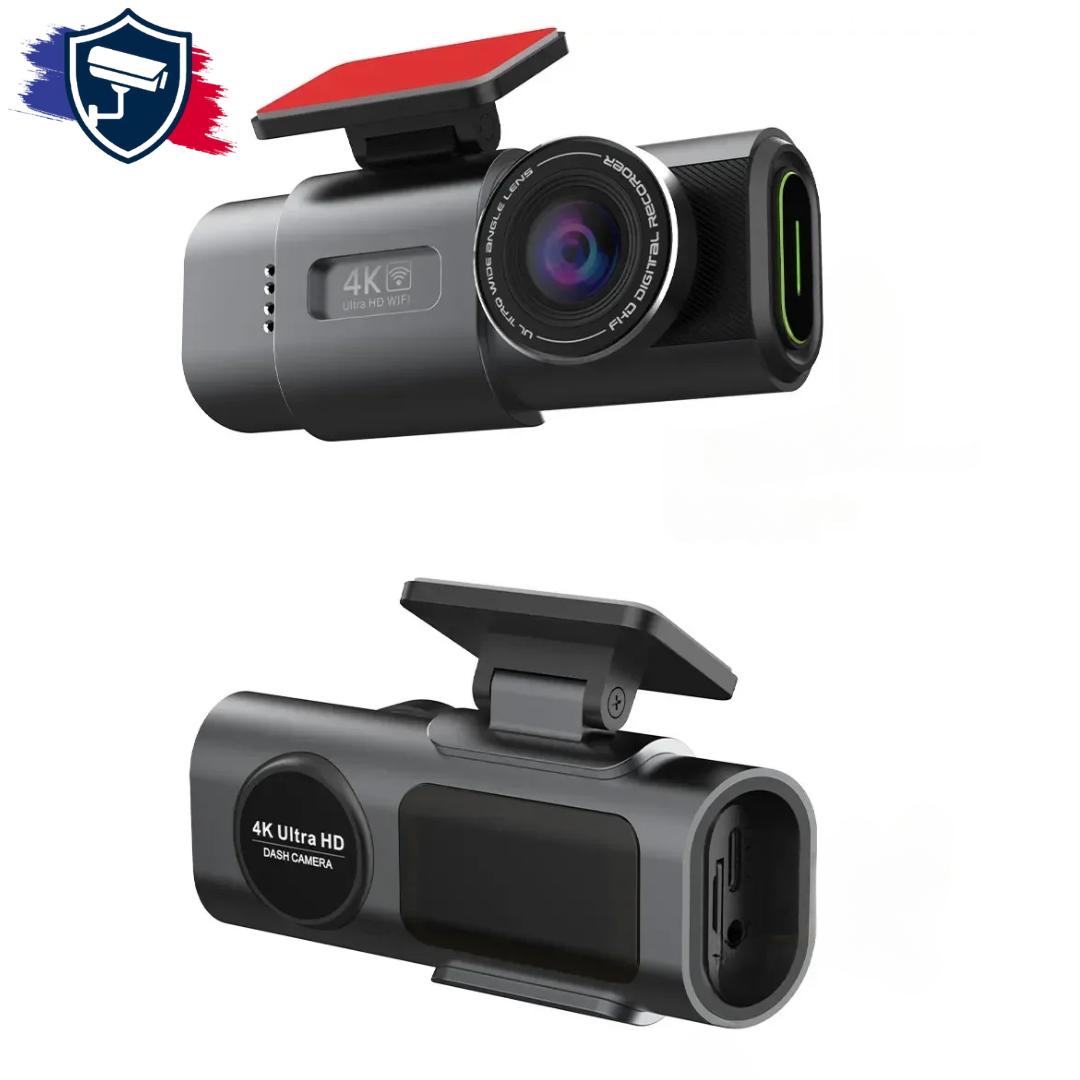 ashcam Voiture 4K Ultra HD Double Caméra avec Vision Nocturne et GPS – B53P®
