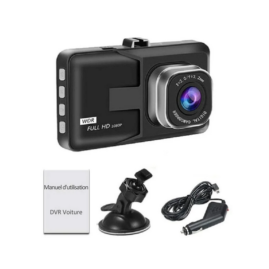 Dashcam Voiture Avant Full HD 1080P avec Vision Nocturne, Grand Angle 120° et Détection d’Impacts – XUSHIDZ
