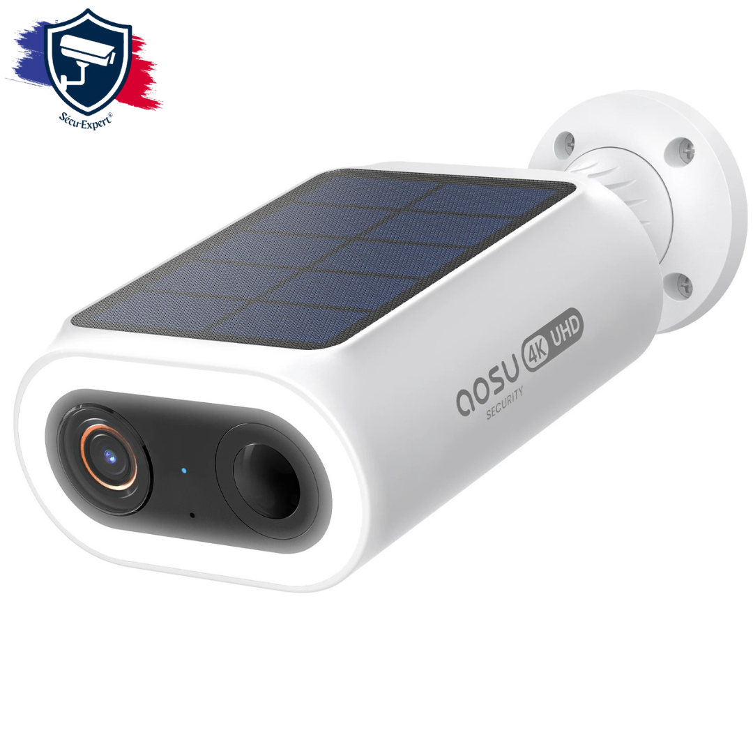 Caméra solaire sans fil extérieure 4K Ultra HD - AOSU®