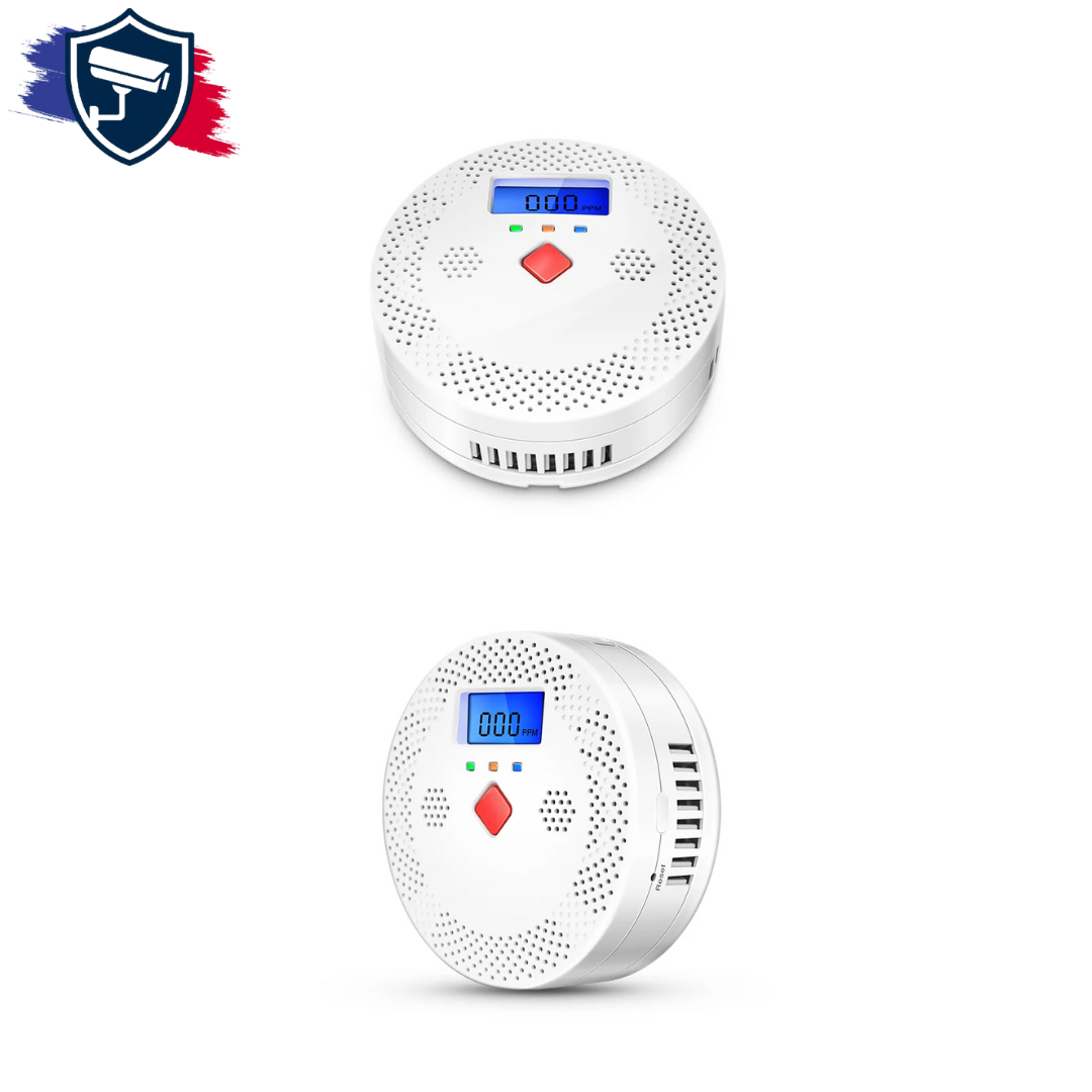 Détecteur de Monoxyde de Carbone Intelligent WiFi & Bluetooth avec Écran LCD – DYGSM®