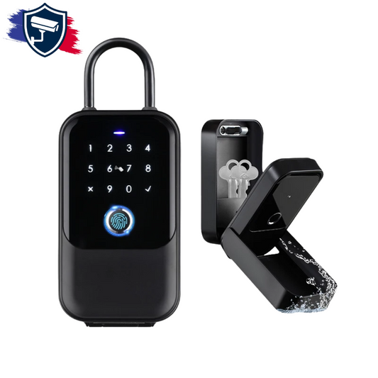 Boîte à Clés Murale Étanche IP65 avec Empreinte Digitale – Tuya®