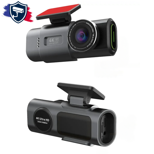 ashcam Voiture 4K Ultra HD Double Caméra avec Vision Nocturne et GPS – B53P®