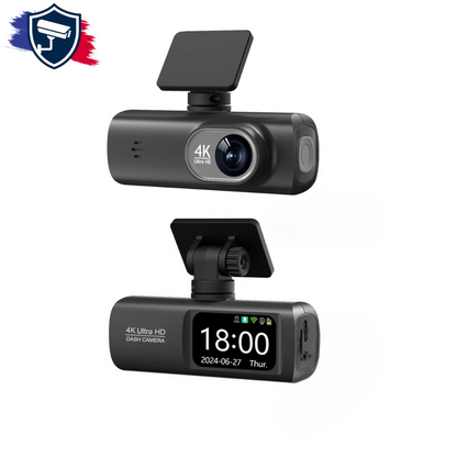 Dashcam Voiture 4K Ultra HD Avant + 1080P Arrière avec Vision Nocturne – Kocam®