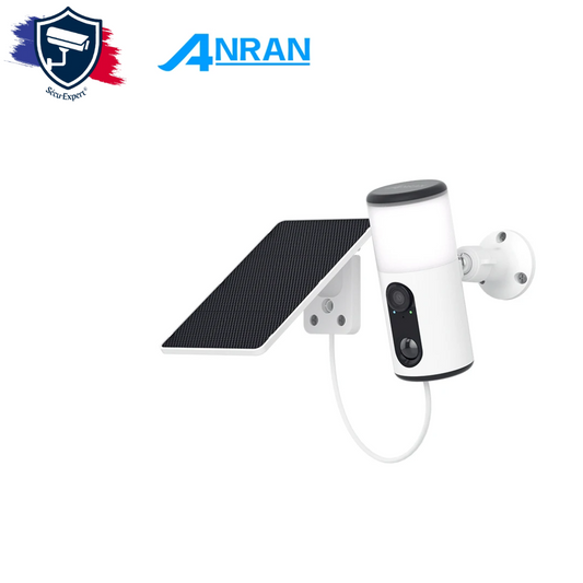 Caméra de Surveillance Solaire pour Extérieure WiFi 2K - ANRAN®