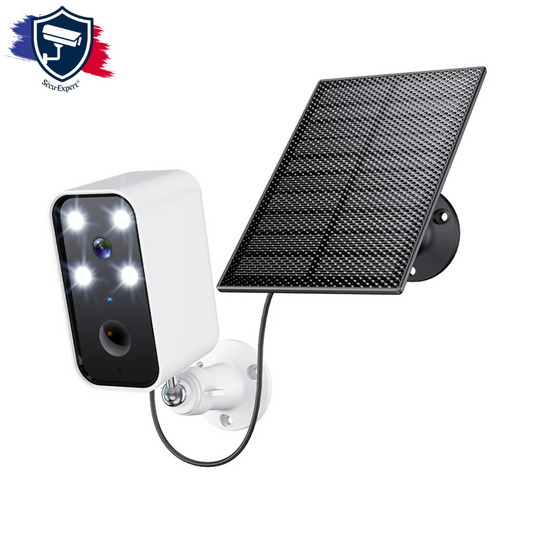 Caméra extérieure WiFi avec panneau solaire - ANSVICAM®