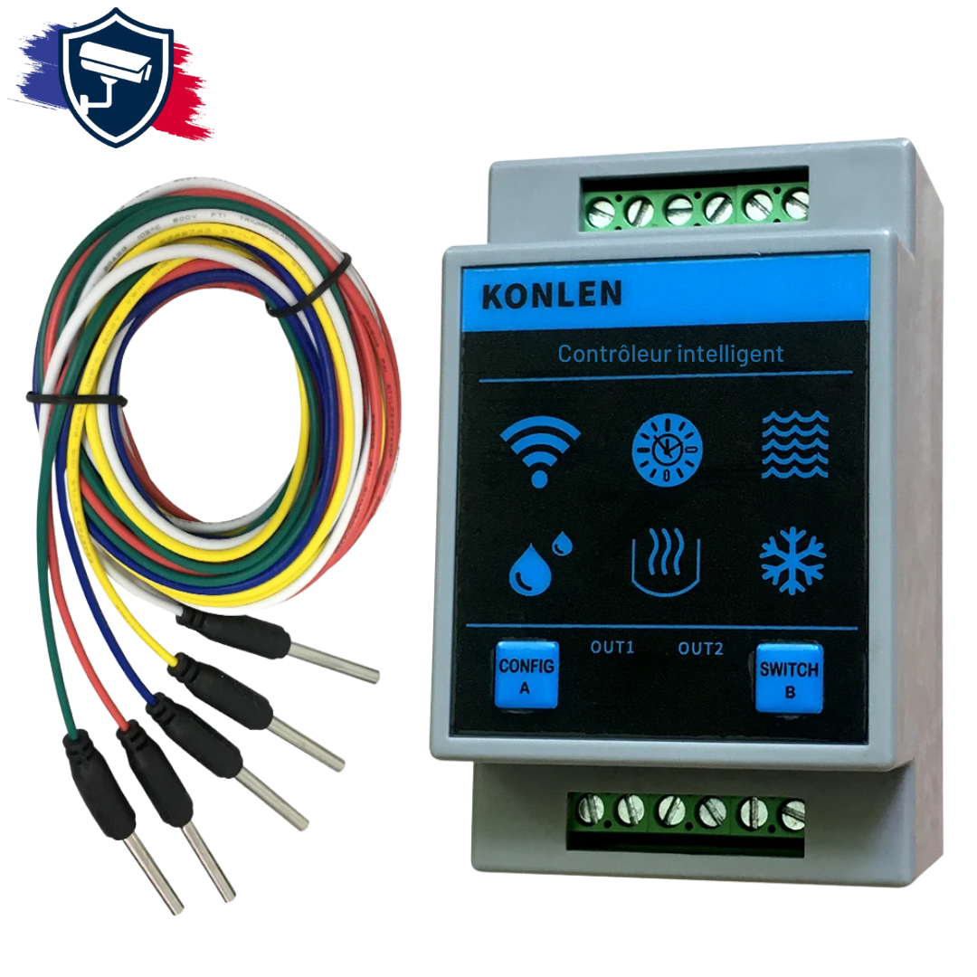 Capteur Piscine WiFi avec 5 Niveaux de Détection – KONLEN®