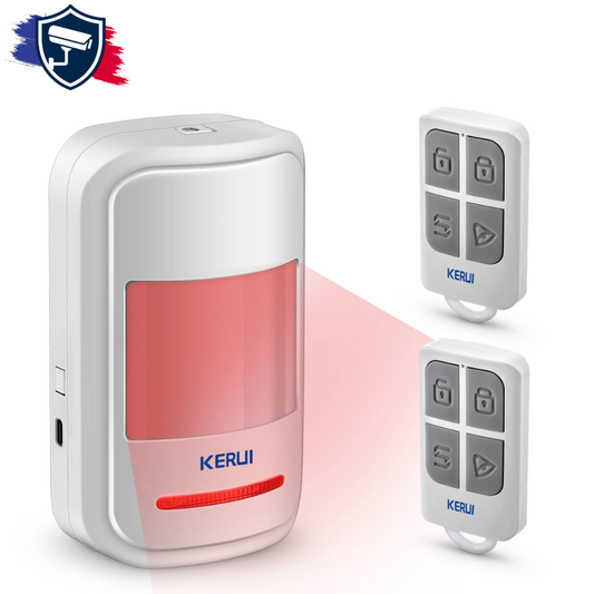 Détecteur de Mouvement Sans Fil avec Alarme 100dB – KERUI®