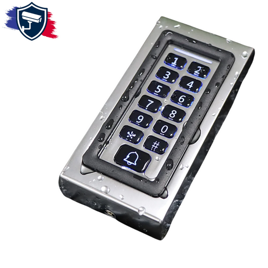 Digicode RFID Étanche en Métal avec Lecteur de Carte Magnétique – Lucking Door®