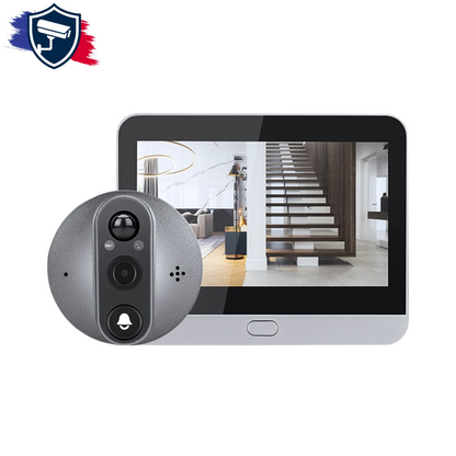 Interphone Vidéo Sans Fil 3MP avec Audio Bidirectionnel et Grand Angle 166° – JEATONE®