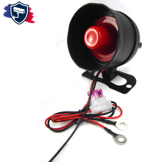 Kit Alarme Antivol Voiture 12V avec Sirène 10A et Télécommandes – Chadwick®