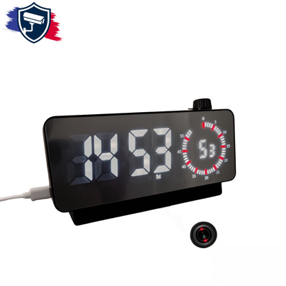 Mini Caméra Horloge 4K WiFi avec Détection de Mouvement – SHUSHU®