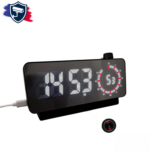 Mini Caméra Horloge 4K WiFi avec Détection de Mouvement – SHUSHU®