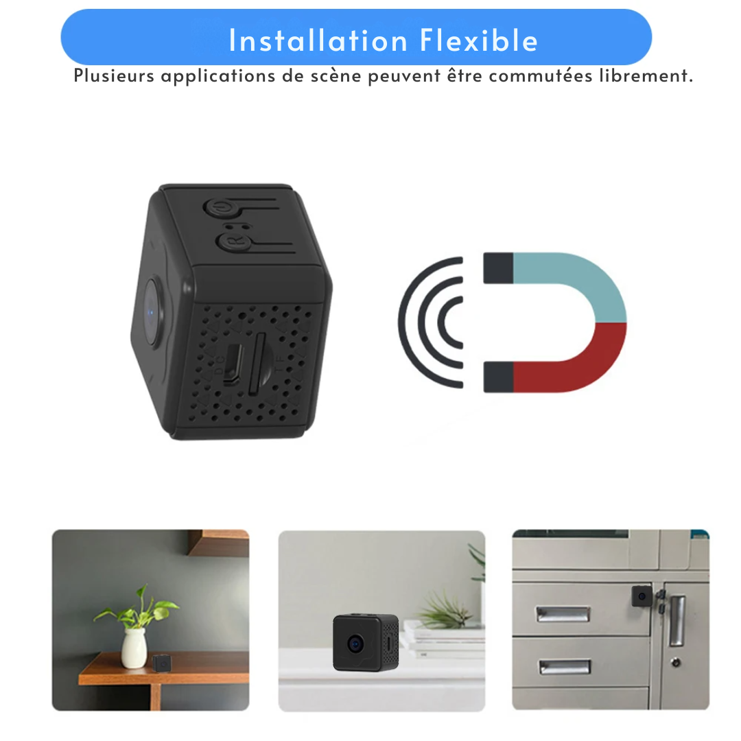 Mini Caméra Infrarouge Vision Nocturne WiFi – PNZEO®