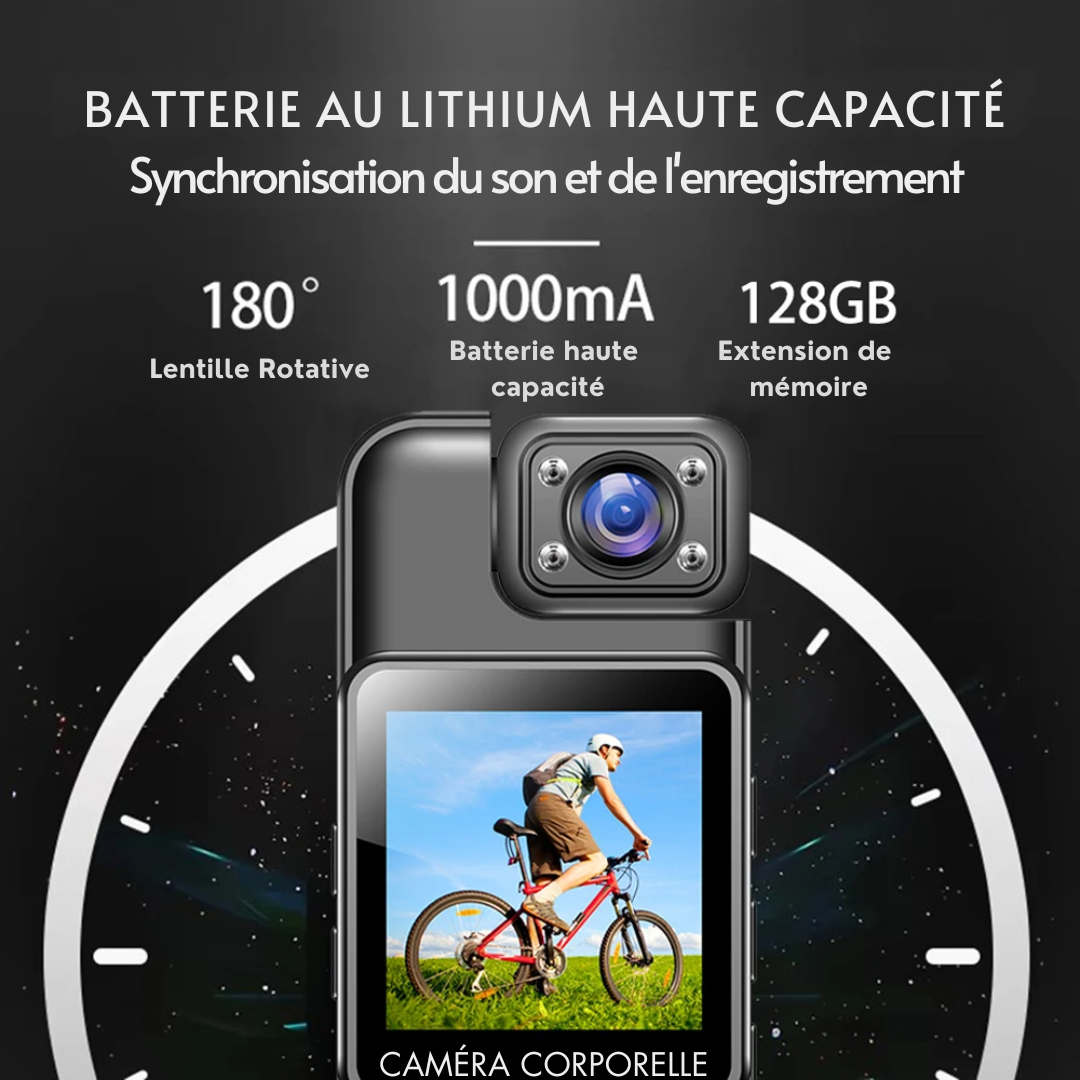 Mini Caméra Portable 4K WiFi Vision Nocturne avec Détection de Mouvement – Occkic®