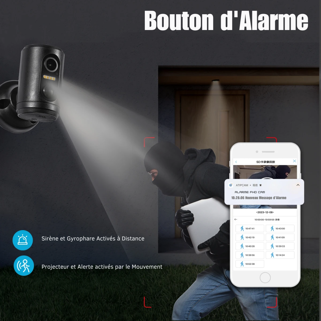 Mini Camera à Mini Caméra à Batterie 1080P WiFi avec Vision Nocturne Couleur – EYIZCO®